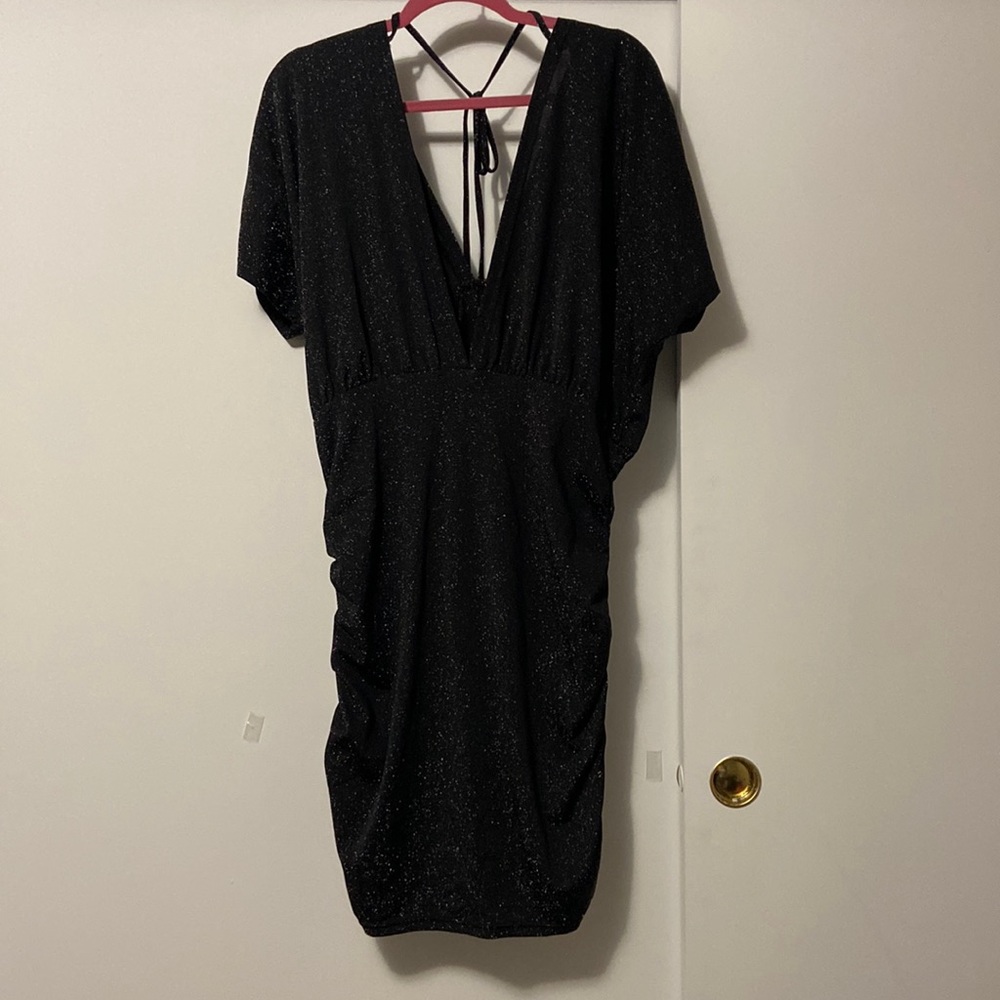 NWOT Black Sparkle Dress
